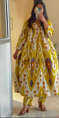 Harvest Ikkat Bloom Suit Set