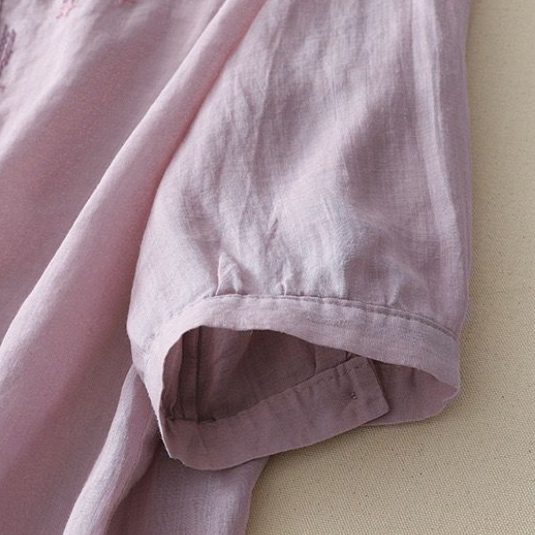 Pure Cotton Embroidered Womens Top