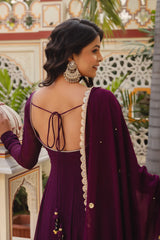 Chic Georgette & Cotton Side-Zip Suit Set – 3 Piece