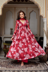 Chiffon & Georgette 3-Piece Suit Set