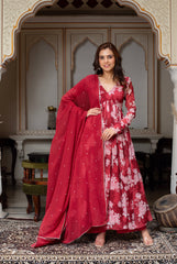 Chiffon & Georgette 3-Piece Suit Set