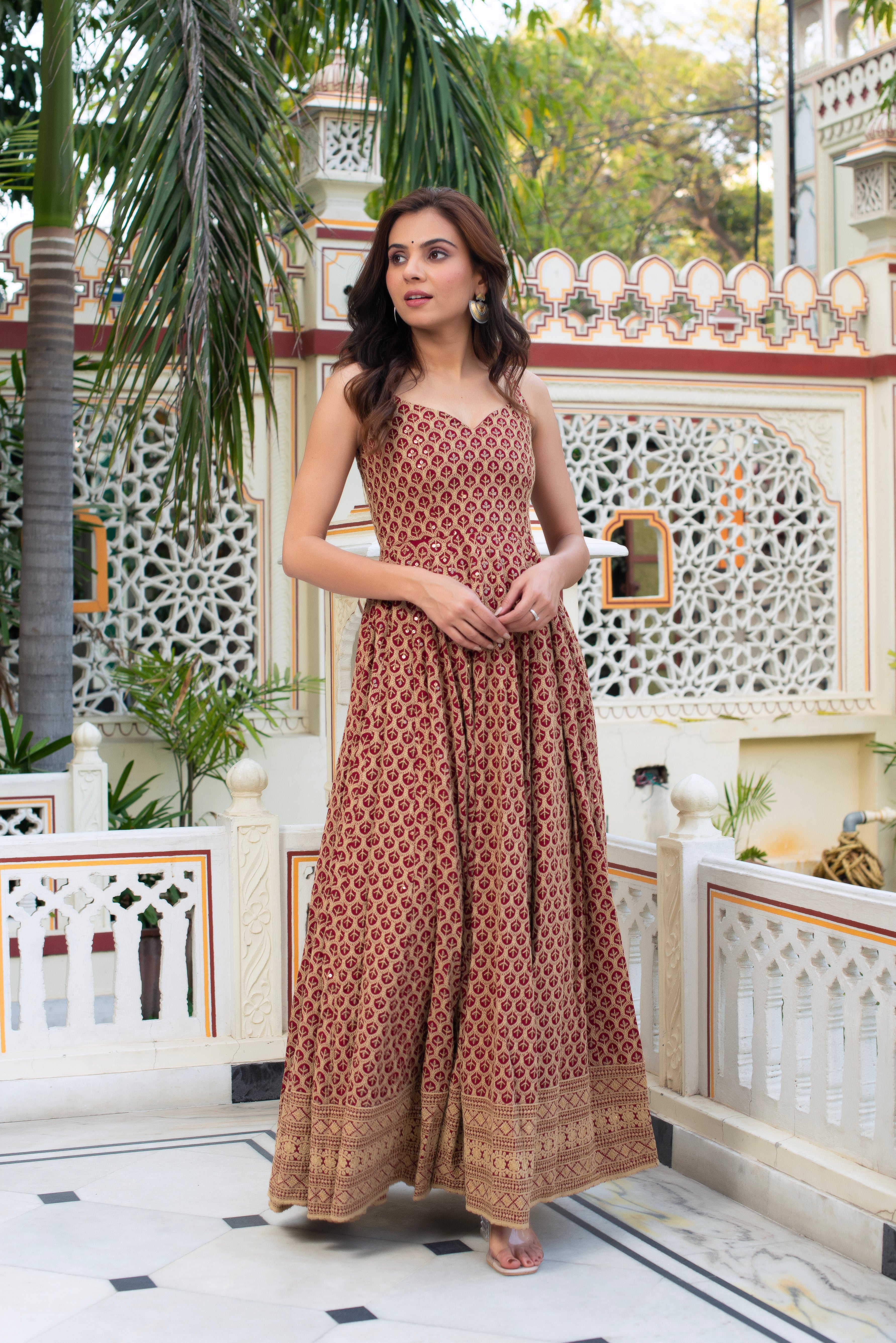 Cotton Chikankari Dress – Single Piece with Side Zip