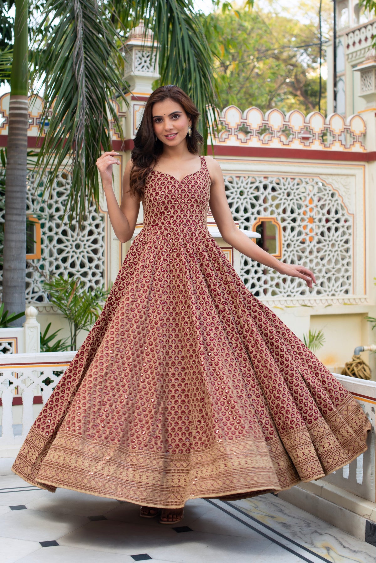 Cotton Chikankari Dress – Single Piece with Side Zip