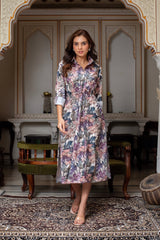 Cotton Muslin Dress – Single Piece with Front Button Detailing