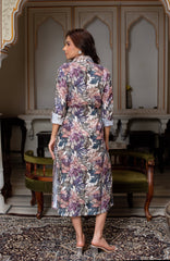 Cotton Muslin Dress – Single Piece with Front Button Detailing