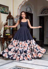 Cotton Muslin Dress – Single Piece with Side Zip