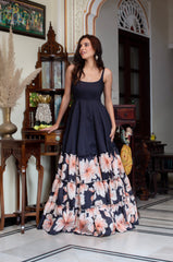 Cotton Muslin Dress – Single Piece with Side Zip