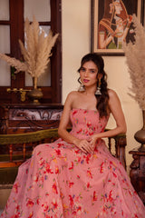 Flowy Chiffon Suit – Single Piece, 55-Inch Length
