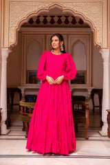 Soft Cotton Mulmul Suit – Single Piece Side-Zip Design