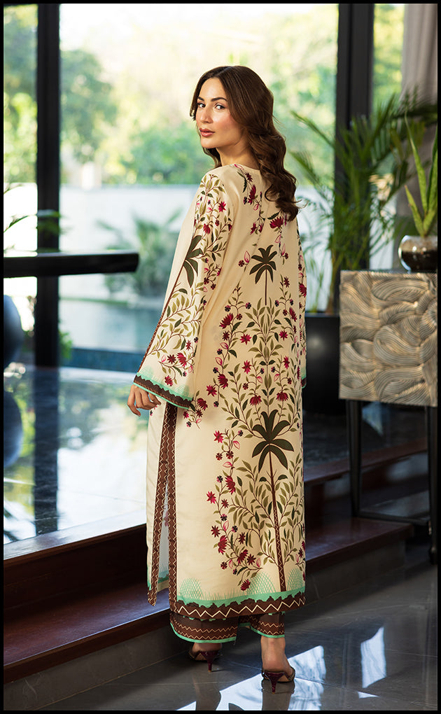 Creme Cluster Kurta Set