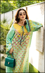 Saffron Sea Kurta Set