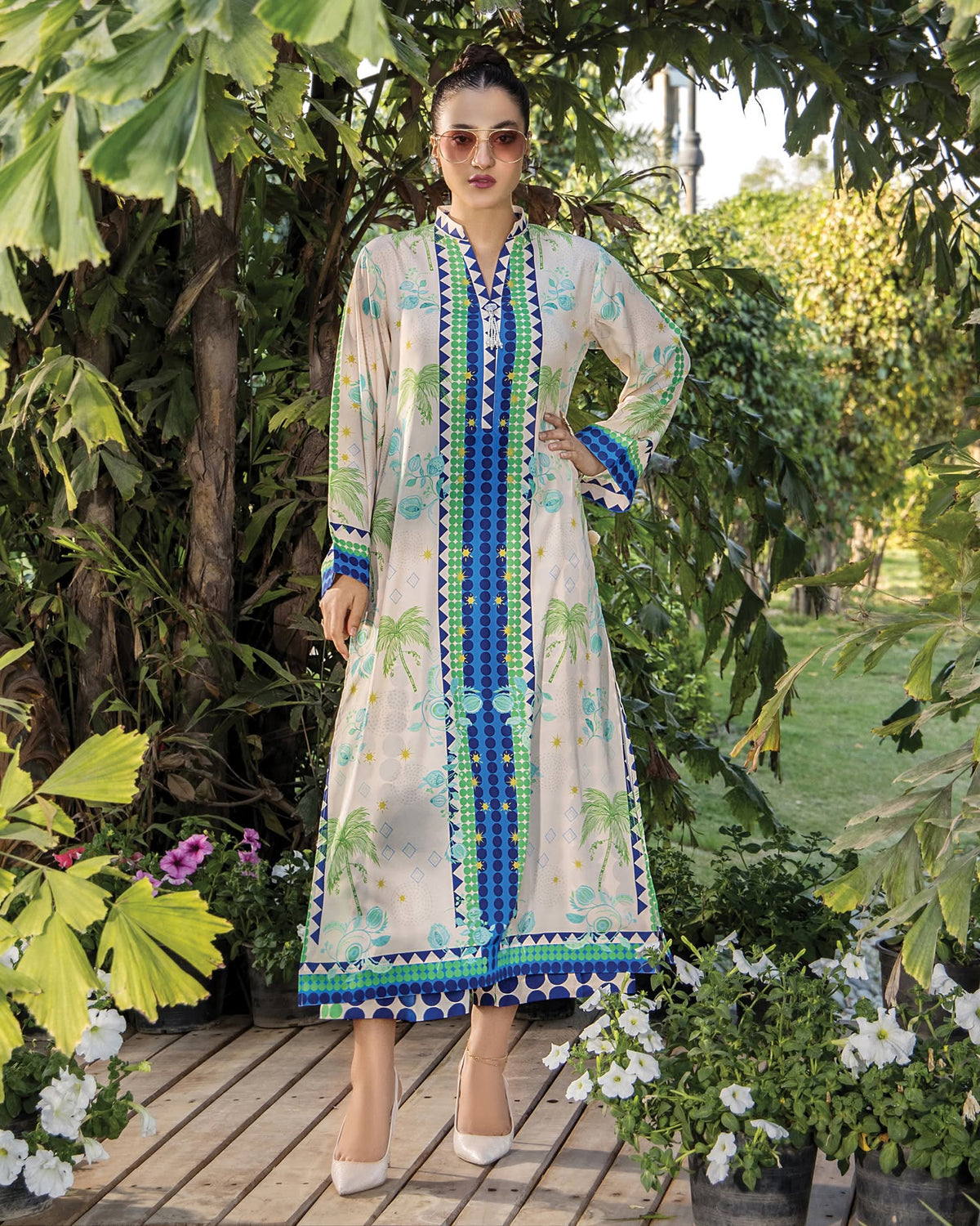 Palmique Kurta Set