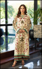 Creme Cluster Kurta Set
