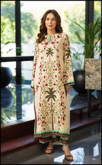 Creme Cluster Kurta Set